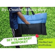TILAM BABY TILAM LIPAT TILAM TRAVEL BABY  COMFORTER BABY SET BANTAL BABY BEG BERPOKET