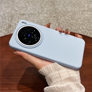 For Vivo X200 Ultra X200Ultra Case Luxury Skin Feeling Real Liquid Silicon Soft Rubber Phone Cover C