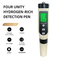 Drinking Water Quality Tester 4in1 pH ORP H2 TEMP Meter Digital Hydrogen on Concentration Tester wit