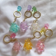 GANTUNGAN 3cm transparent acrylic cinnamonroll keychain