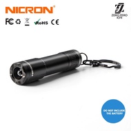 NICRON Micro Mini Flashlight Outdoor 20LM 24M 1xAAA Battery 10Hours Key Chain Light Waterproof IPX4 
