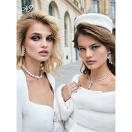 [Fireworks Series] NJ Jewelry New Style Retro Design Feeling Fireworks Light Luxury Necklace Women