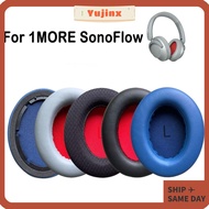 YUJINX 1Pair Ear Pads, Foam Sponge Replacement Ear Cushion,  Protein Leather Soft Earpads for 1MORE 