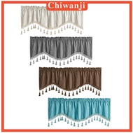 [Chiwanji] Kitchen Curtains Rod Pocket Window Curtain Window Draperies Short Tier Drapes