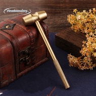 RINABONSINY Hammer, Brass Yellow Gavel, Judge Auction Judge Hammers Company