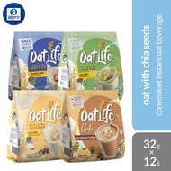 Oatlife Gold (Double Oat/ Oat Milk Avocado/ Oat Soy Milk/ Oat White Coffee) with Chia Seeds 32g ×12s