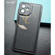 Samsung A07 4g A07 5g a17 leather black Case black soft Case