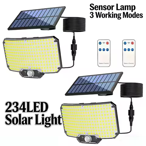 234LED COB Outdoor Solar Light Motion Sensor Street Lamp Decorative Wall Light IP65 Waterproof Garde