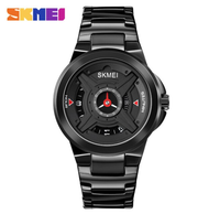 Jam Tangan SKMEI 1699 Pria Analog Tali Stainless Steel Original Skmei Watch Factory