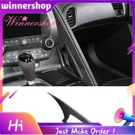 Central Control Armrest Cover Trim Carbon Fiber for   C7 2014-2019 Armrest Trim Sticker