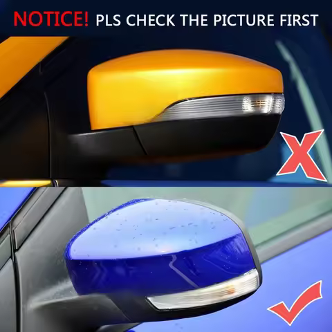 Amber LED Dynamic Turn Signal Side Marker Sequtntial Light Indicator Lamp For Ford Focus 2 MK2 Focus