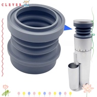 CLEVER Bellow Coffee Grinder, Silicone Compression Roll Coffee Bellow, Portable Bean Bin Blowing Rap