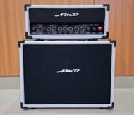 Ampli gitar 8 inc head cabinet amb usb bluetooth sudah distorsireverbdelaychorus bonus kabel jack