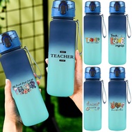 Blue Gradient Color Water Bottle Insulated Sports Water Bottle 32oz Water Bottle BPA Free Teacher 2 
