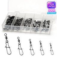 [Set of 50] Fishing Strong Snap Swivels Multi-Size Set for Sea Fishing Fishing Gear For Lures Fishin