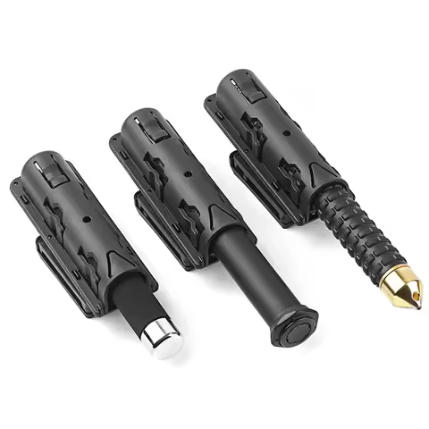 360 Degree Rotation Retractable Baton Case Holster Universal Tactical Baton Holder Self Defense Outd