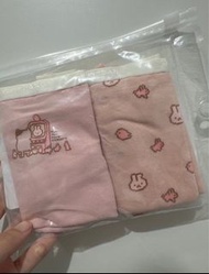 giordano junior 兔兔 粉紅色 女童 童裝平腳內褲 shorties L size 大碼 一set 兩條