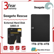【New】Seagate hard disk HDD Expansion Rescue 1TB 2TB 4TB USB3.0 HDD 2.5" Portable External Hard Drive