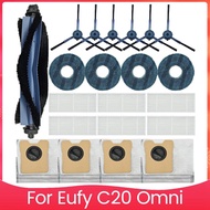 Accessories Kit for C20 Omni Robot Vacuum Cleaner Roller Brush Side Brushes Hepa Filters Mop Pad Dus