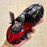 Mô hình xe kim loại ô tô Lamborhini Revuelto tỷ lệ 1:24 bằng sắt - Đồ chơi ô tô siêu xe đồ decor- Qu