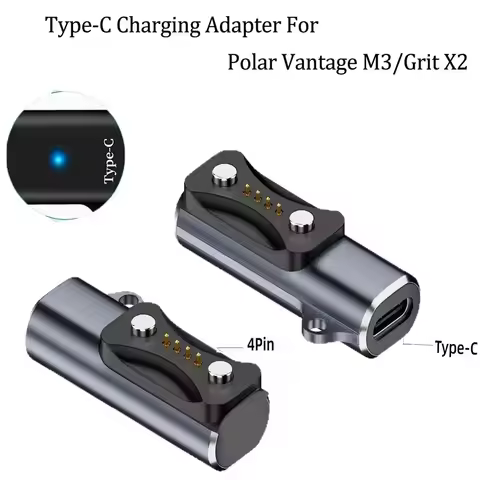 5W USB-C Magnetic Adapter Portable Watch Charger Compatible with Polar Vantage V3/M, Pacer, Ignite 3