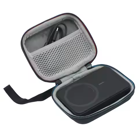 IVBX Travel Protect pouch Hard portable Cases For Anker MagGo Power bank 10000mAh 15W Magnetic Wirel