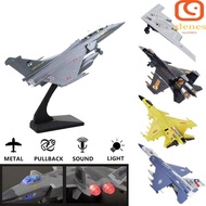 GLENES Aviao Plane Model, Diecast Pullback & Go Fighter Aircraft Toy, Cake Topper Simulation F16 F22