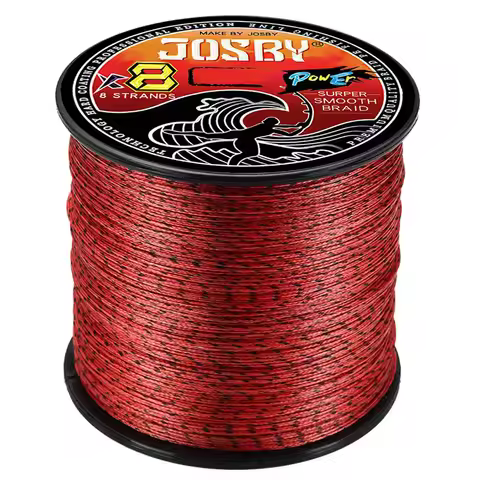 JOSBY Japan 8 Strands Braided Fishing Line Multifilament Speckled 8X PE Wire 100M 300M 500M Fly Sea 