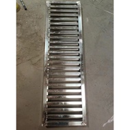 Rectangular Courtyard Drainage Ditch Kitchen Drainage Ditch Anti-slip 100cm Cover Sewer Cover Stainl