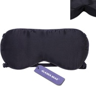 ALASKA BEAR Sleep Mask 2 Straps Mulberry Silk Twin Thin Elastic Bands Stay Put All Night Super-Smoot