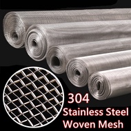 304 Stainless Steel Filter Mesh Screen 4-500 Mesh Stainless Steel Woven Mesh Metal Wire Mesh Screeni