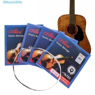 BACK2LIFE A703 Violin Strings, Nickel String Replacement Alice Strings, Violin Accessories Winding E