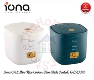 Iona 0.8L Mini Rice Cooker with Steamer GLRC085 | GLRC 085 (1 Year Warranty)