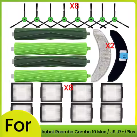 For IRobot Roomba Combo 10 Max J9 J7+/Plus Vacuum Cleaners Replacement Parts Moping Pad Side Brush F
