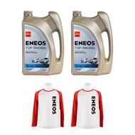 ENEOS น้ำมันเครื่อง TOP RACING Semi-Synthetic เบนซิน 10W-40 4 ลิตร (ฟรี เสื้อยืด) (2 แกลลอน)