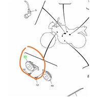 Horn Right Horn Vixion Old Scorpio Z New Original Ygp 3C1-H3371-00 Rare