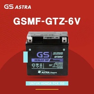 AKI KERING GS ASTRA 6 AMPER 12V GTZ6V AKI MOTOR MATIC VARIO 125 150 PCX ADV CBR ORI ASLI GS ASTRA