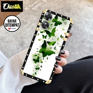 Case Oppo A17 - Casing Oppo A17 - EKSOTIK - Fashion Case - Butterfly - Silikon - Aksesoris Handphone