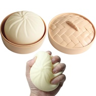 9cm Big Bun Siopao Simulation Breakfast Buns Squishy Toys Adult Children Squeeze Ball Stress Relief Toys