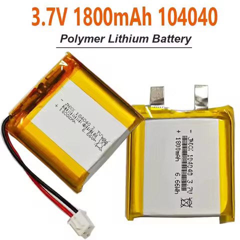 3.7V 1800m Lithium Polymer LiPo Rechargeable Battery 104040 Power For GPS PSP DVD Mobile phone Video