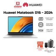 Huawei Matebook D16 - 2024 16"  inches Laptop ( i5-13420H , Intel UHD, 16GB, 512GB SSD, W11 Pro)