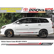 OLD INNOVA ACCESSORIES STICKERS COOL OLD TOYOTA INNOVA CAR STICKERS