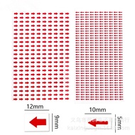 Self-adhesive label stickers for clothing defective product inspection, non-compliant product rework