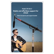 【VVL】- Mic Boom Pole Support Holder for Light Stand Boom Arm C Stand Metal Nonslip DSLR Video Microp