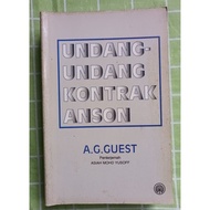 Preloved UNDANG-UNDANG KONTRAK ANSON a g guest