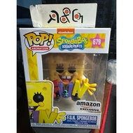 (R&G2H) Funko POP FUN Spongebob (679) with Boss Protector