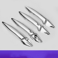 Halloween For Hyundai i30 2012 2013 2014 2015 2016 Chrome Carbon Fiber Car Door Cover Set Sticker St