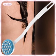 [utruiut] Body Cream Lotion Applicator Back Leg Massager Body Scrubber Mobility Aid Tool White