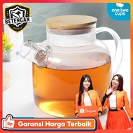 One Two Cups Heat Resistant Glass Teapot Borosilicate 1.45L - BR-384