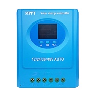 120A MPPT Solar Charge Controller 12V 24V 36V 48V Dual USB with LCD Display for Lead Acid Lithium Ba